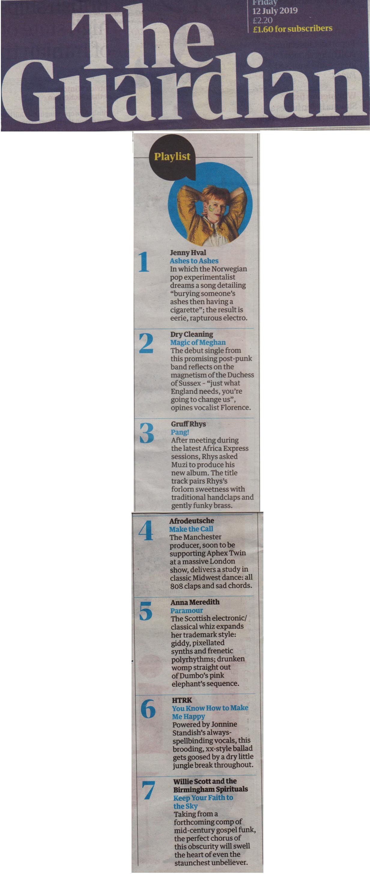 The Guardian Playlist