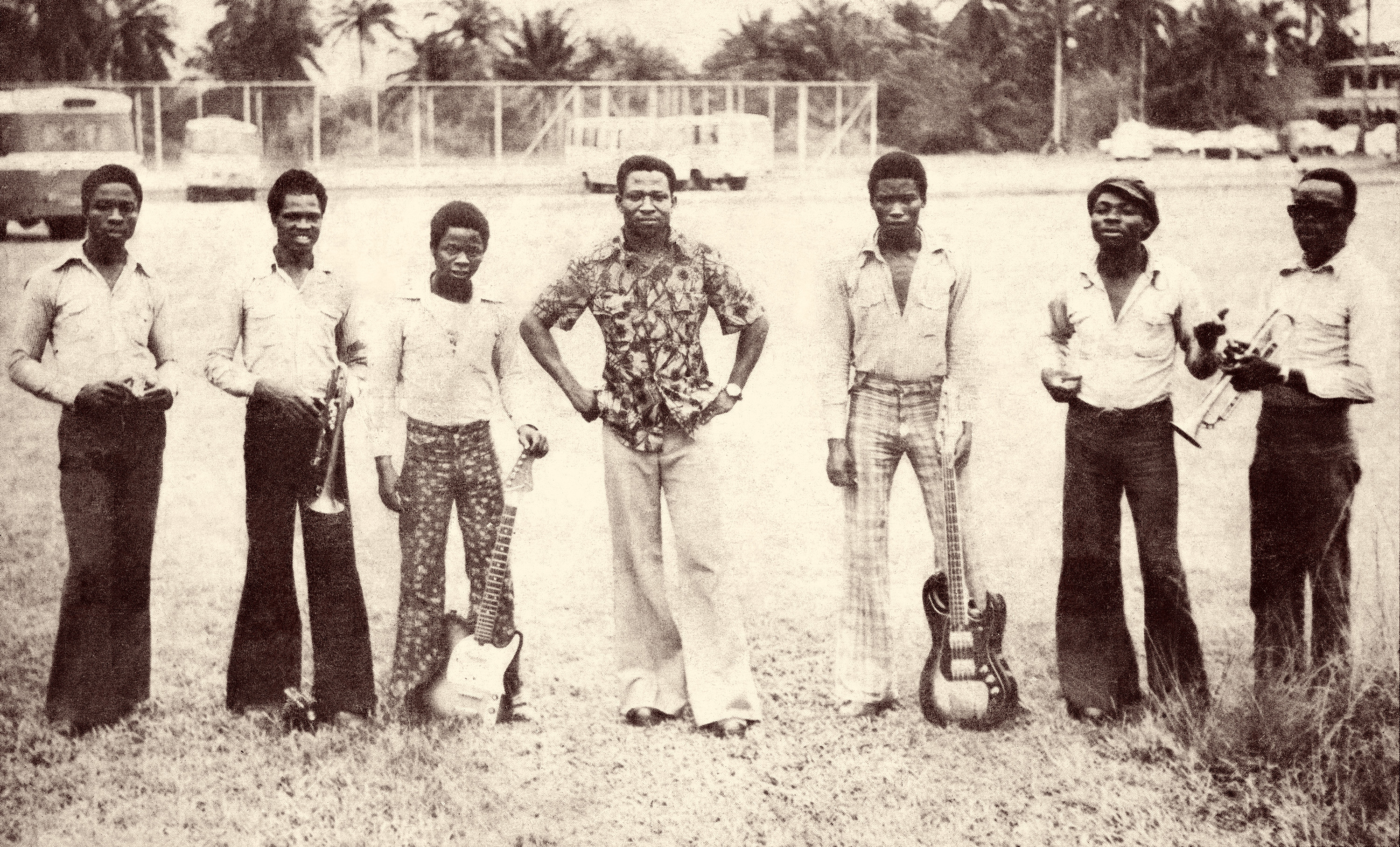 Alhaji Waziri Oshomah and his band, 1978. Courtesy Luaka Bop.